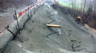 Hangrutsch Renggstrasse, Schachen